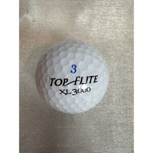 Top Flite XL3000 Super Straight Golf Ball‎ White Number 3